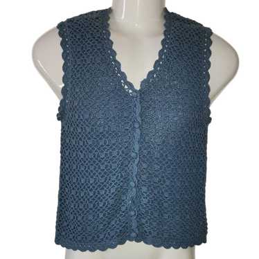 Source Unknown Women's Vest - Blue - S – Add a to… - image 1