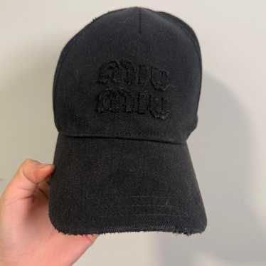 Miu Miu Women's Hat - Black – Miu miu Black distr… - image 1