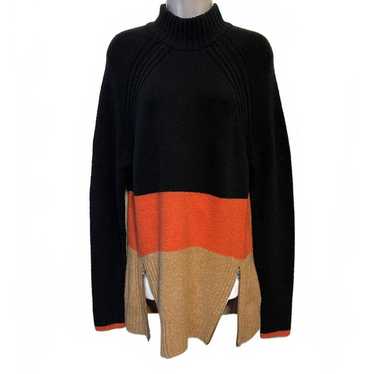 Abercrombie & Fitch Color Block Mock Turtleneck S… - image 1