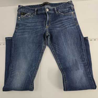 Express Jeans Barely boot cut low rise size 12r w… - image 1