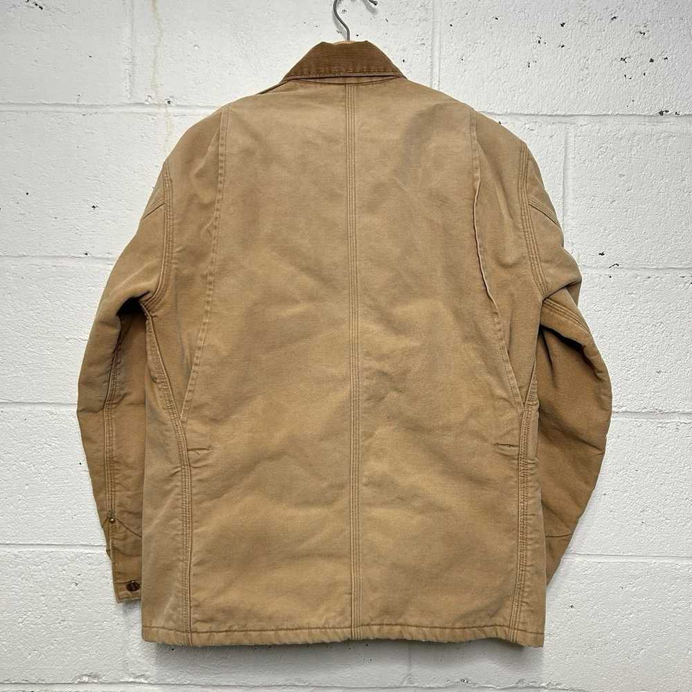 Vintage Carhartt Blanket-Lined Chore Coat “Brown”… - image 2