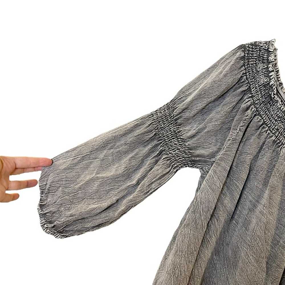 Anandas Collection Boho Peasant Off Shoulder Smoc… - image 3