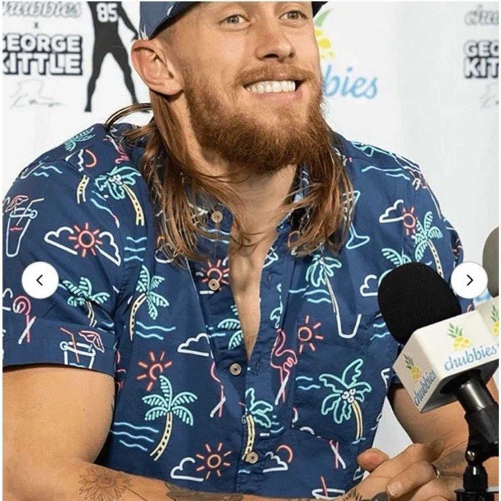 Chubbies CHUBBIES Button Down Short Sleeve XXL Ne… - image 1