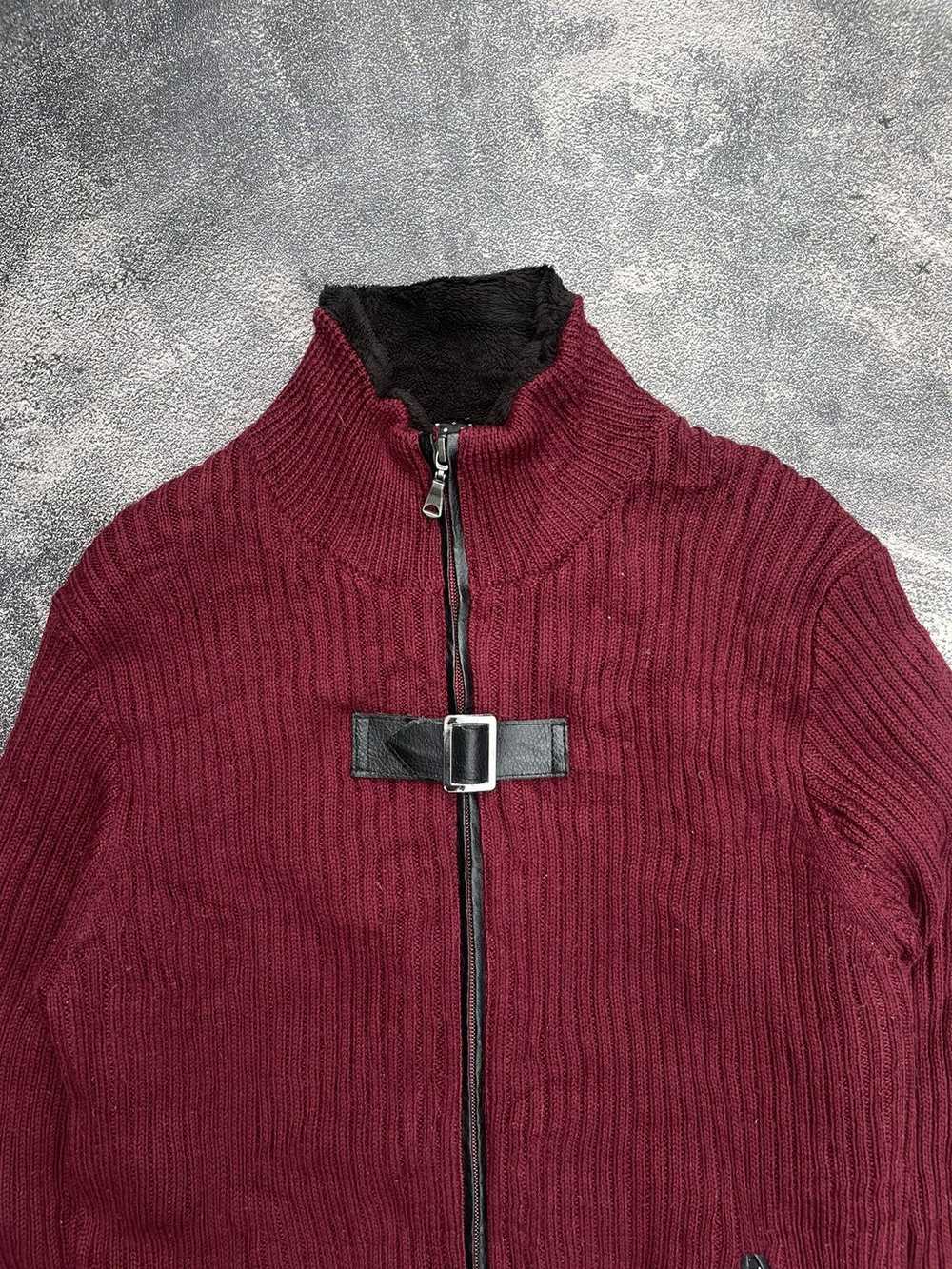 semanticdesign Semantic Design Double Zipper Knit… - image 2