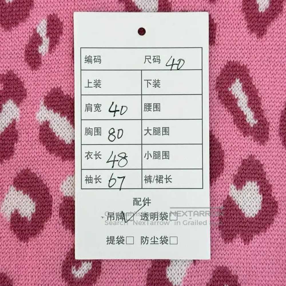 Miu Miu Miu Miu Pink Leopard Print Sweater . - image 7