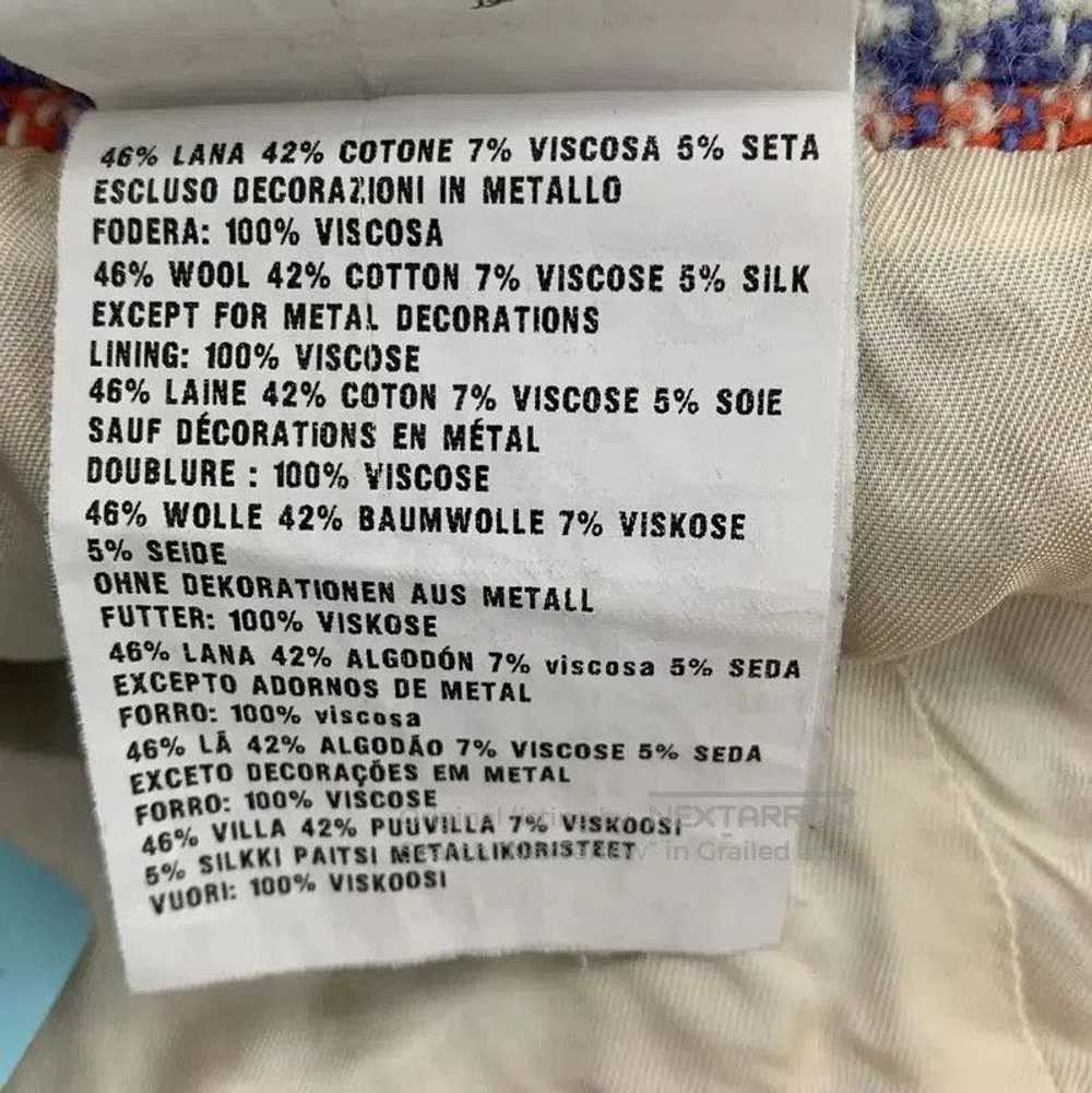 Miu Miu Miu Miu Color Block Wool Skirt in S Size . - image 8