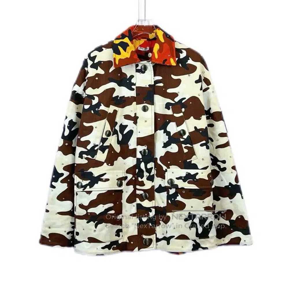 Miu Miu Miu Miu Color-blocked Winter Down Jacket . - image 1