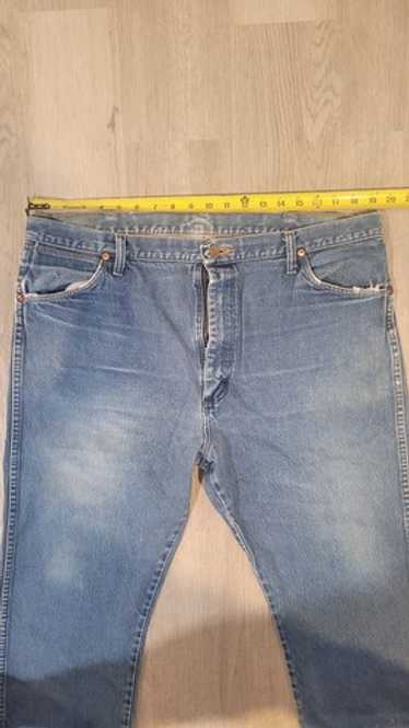 VTG Wrangler 13MWZ Jeans Mens 40x32 Faded Denim C… - image 1