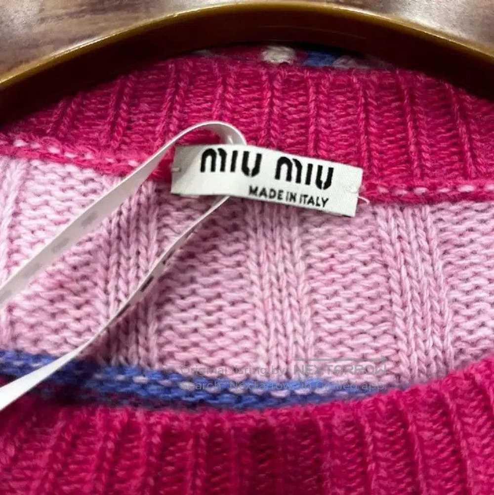 Miu Miu Miu Miu Pink Wool Pullover Sweater . - image 3