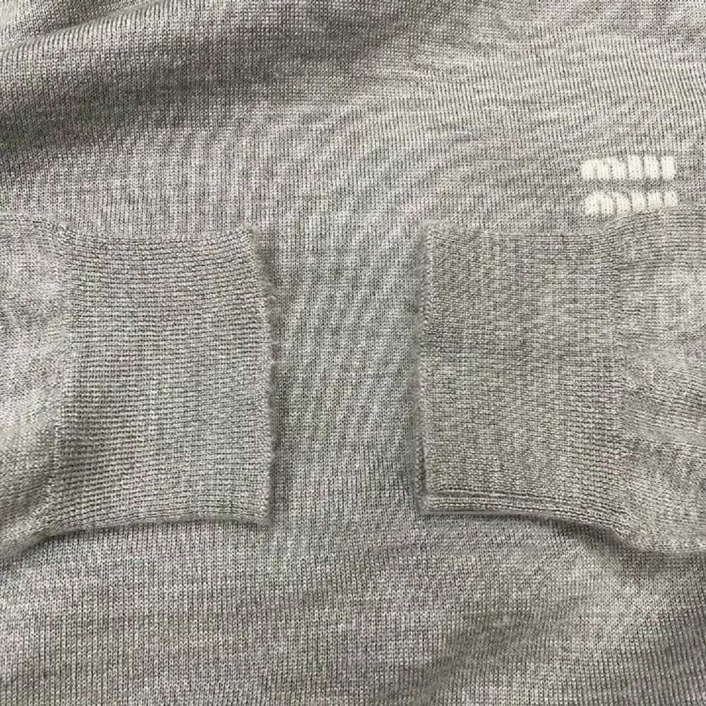 Miu Miu Miu Miu Gray Cashmere Sweater . - image 7