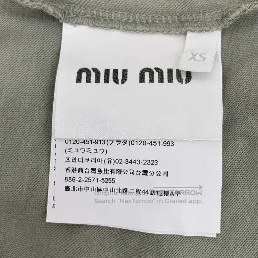 Miu Miu Miu Miu Color-Block Cotton Women's T-Shir… - image 6
