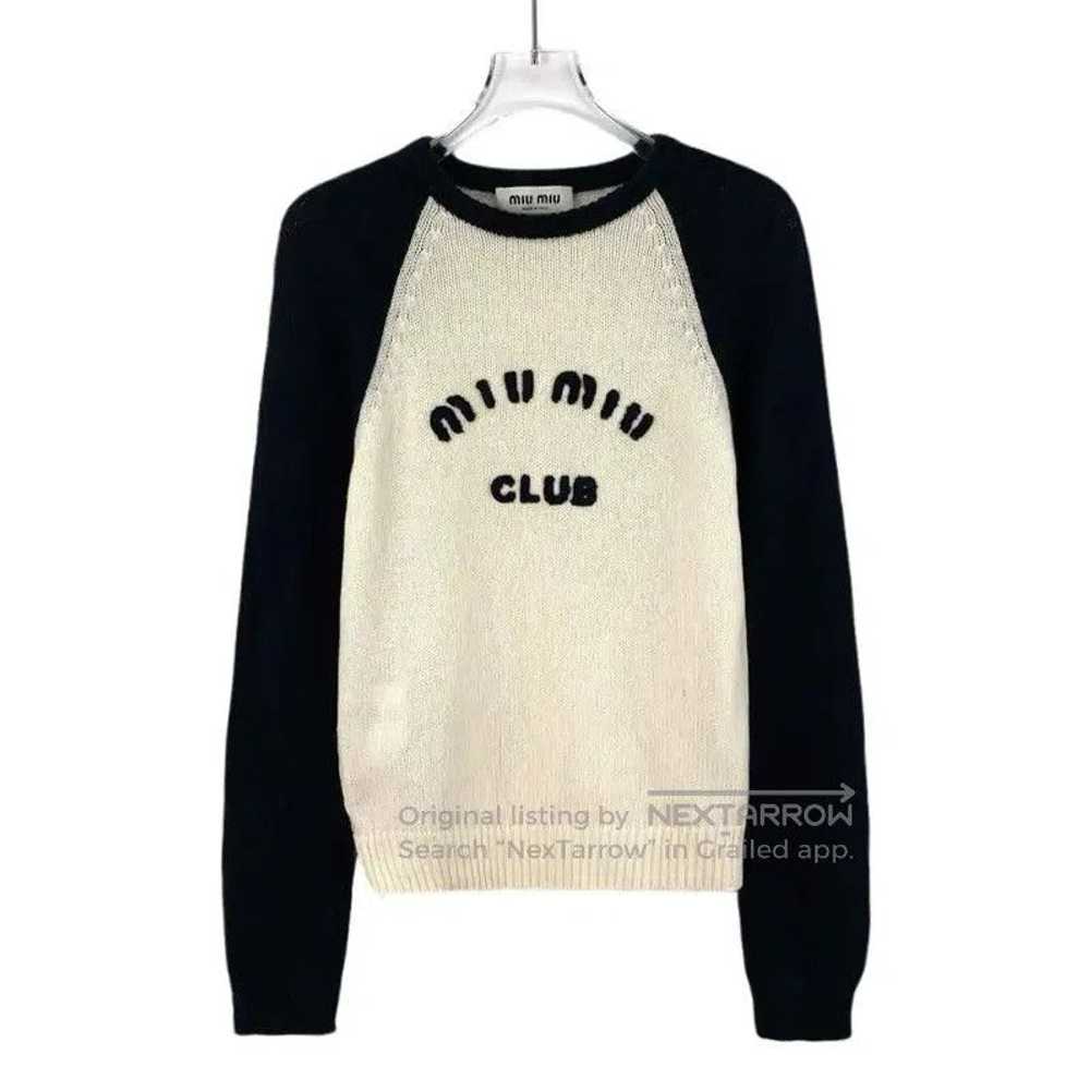 Miu Miu Miu Miu Color Block Cashmere Sweater . - image 1