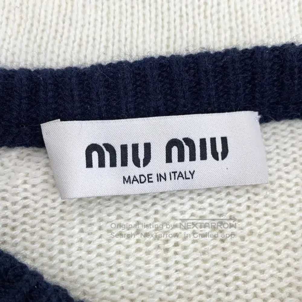 Miu Miu Miu Miu Color Block Cashmere Sweater . - image 6