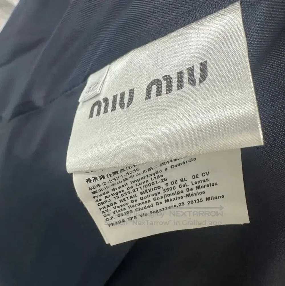 Miu Miu Miu Miu Navy Wool Women's Coat . - image 5