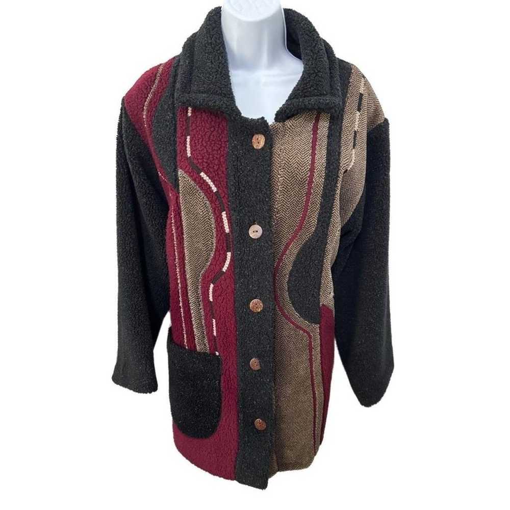 CB Wraps By Canvasbacks Multi-Color Button-Front … - image 1