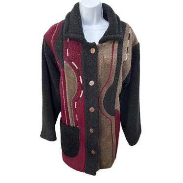 CB Wraps By Canvasbacks Multi-Color Button-Front … - image 1