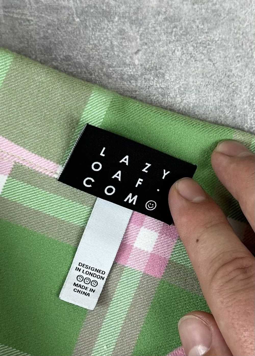 Lazy Oaf Lazy Oaf Checked Shirt Flannel Button Up - image 12