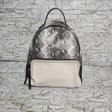 Fossil Felicity Python Snake Print Mini Backpack … - image 1