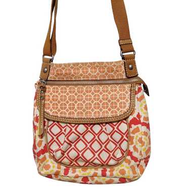 Fossil Multi Geometric Pattern Boho Bohemian Cros… - image 1