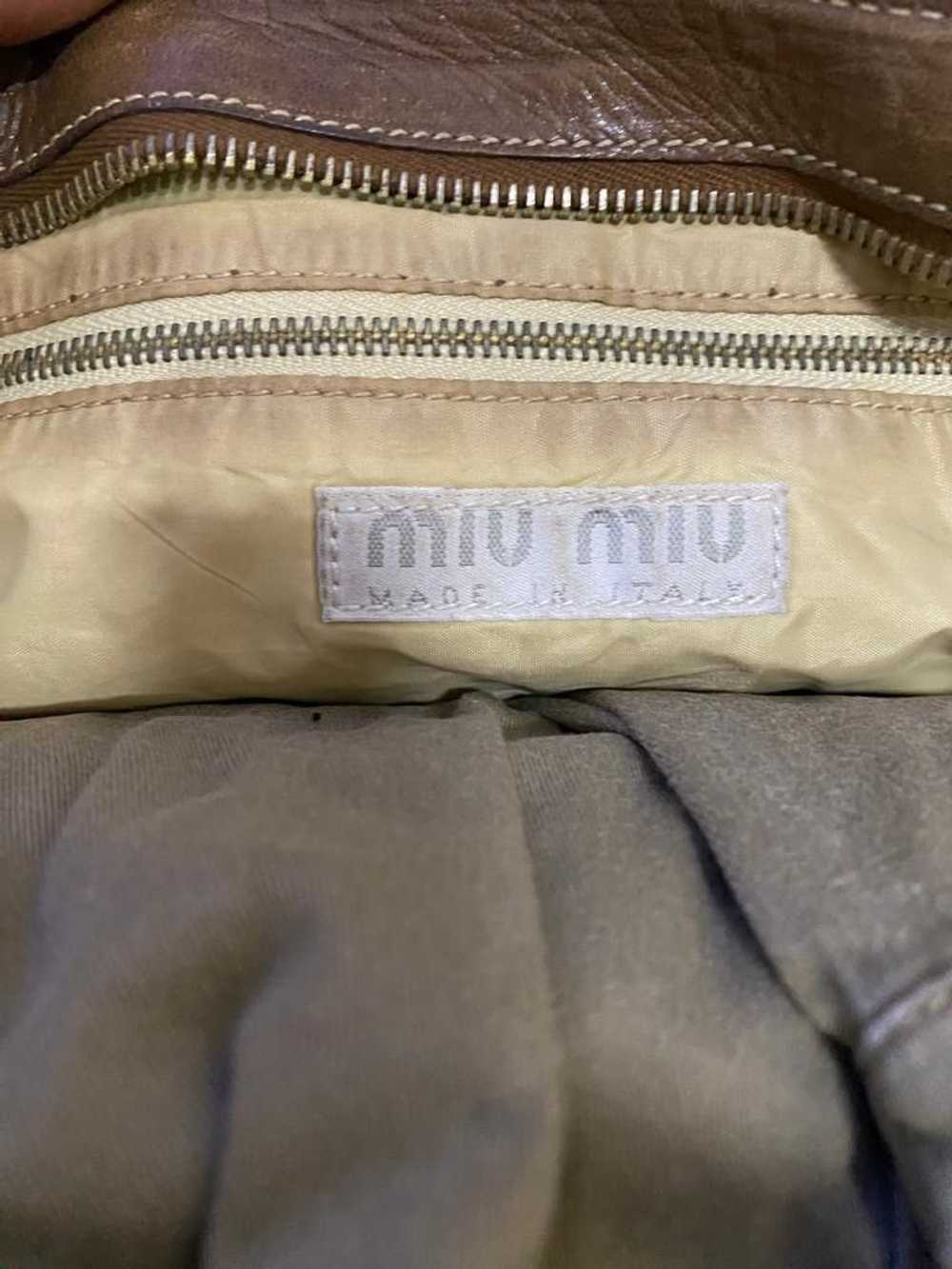 Leather × Miu Miu × Prada Vintage miu miu x prada… - image 8