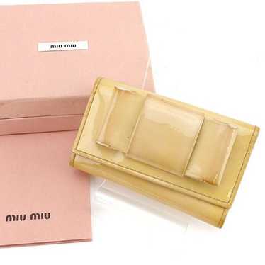 Miu Miu key case hook x 6 open pockets ladies bei… - image 1