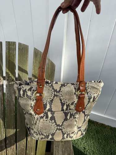 Brahmin Medium Asher Snake Print Pythons Tote Sho… - image 1