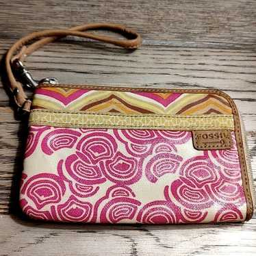 Fossil Key-Per Zipperwristlet Vintage - image 1