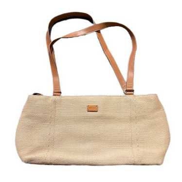 RELIC by FOSSIL Beige Cream Canvas Rectangular Sa… - image 1