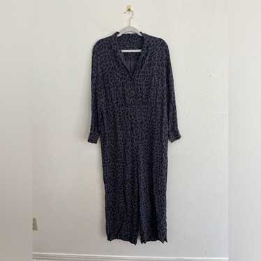 Rails Leopard Print Black/gray jumpsuit, flawed, … - image 1