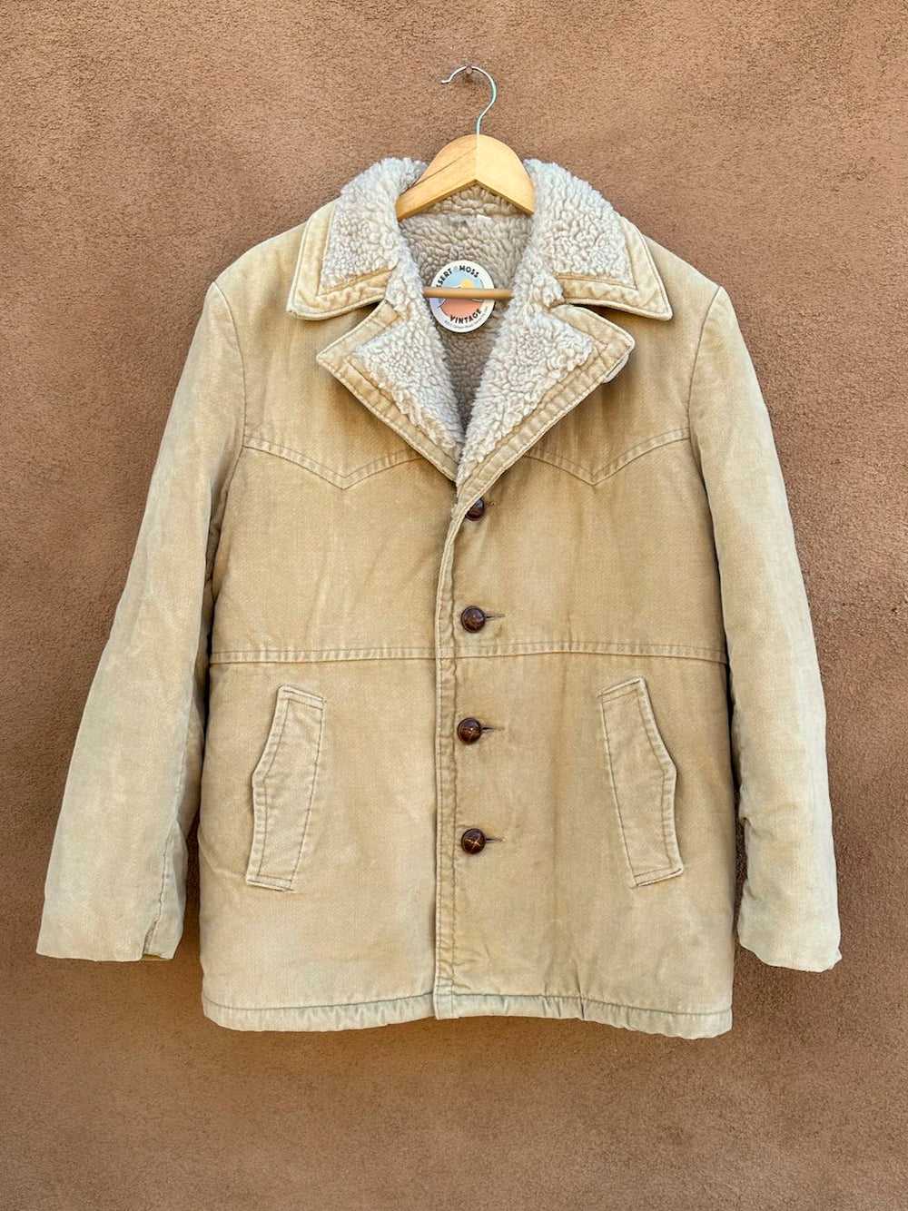 1970's Shanhouse Sherpa Lined Rancher Jacket - as… - image 1