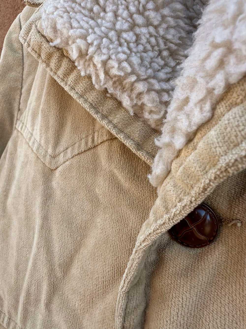 1970's Shanhouse Sherpa Lined Rancher Jacket - as… - image 4