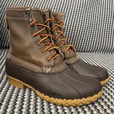 Bean Boot by L. L. Bean 8” lace up duck boot wome… - image 1