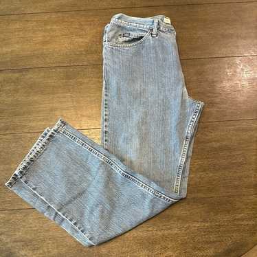 Vintage Men's Lee Light Blue Straight Jeans 38 x … - image 1