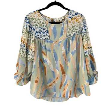 Umgee Good Idea Boho Mixed Abstract Leopard Print… - image 1