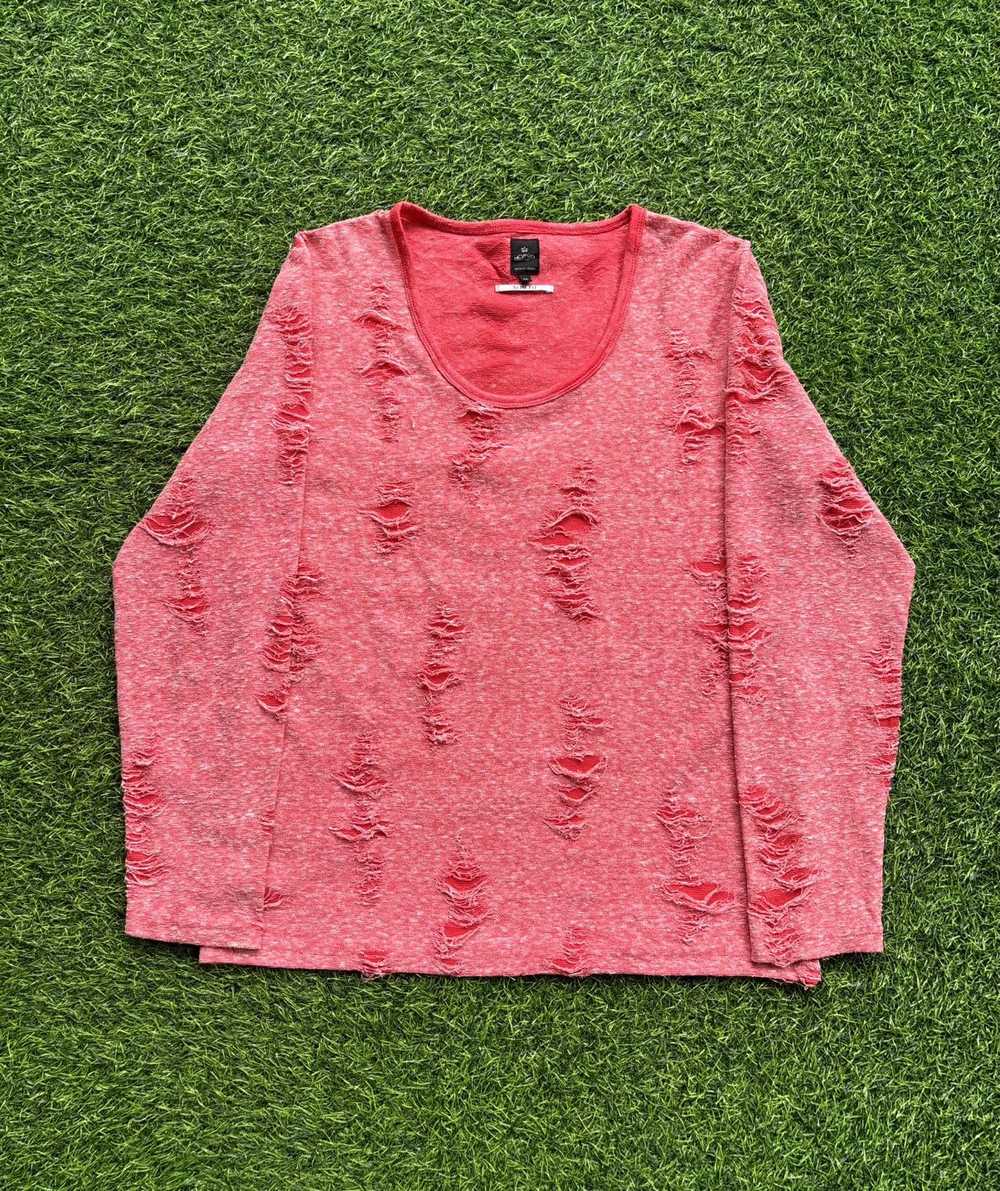 semanticdesign Y2k Semantic Design Distressed Lon… - image 1