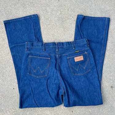 Vintage 70s Wrangler No Fault Jean 945DEN 38x34 C… - image 1