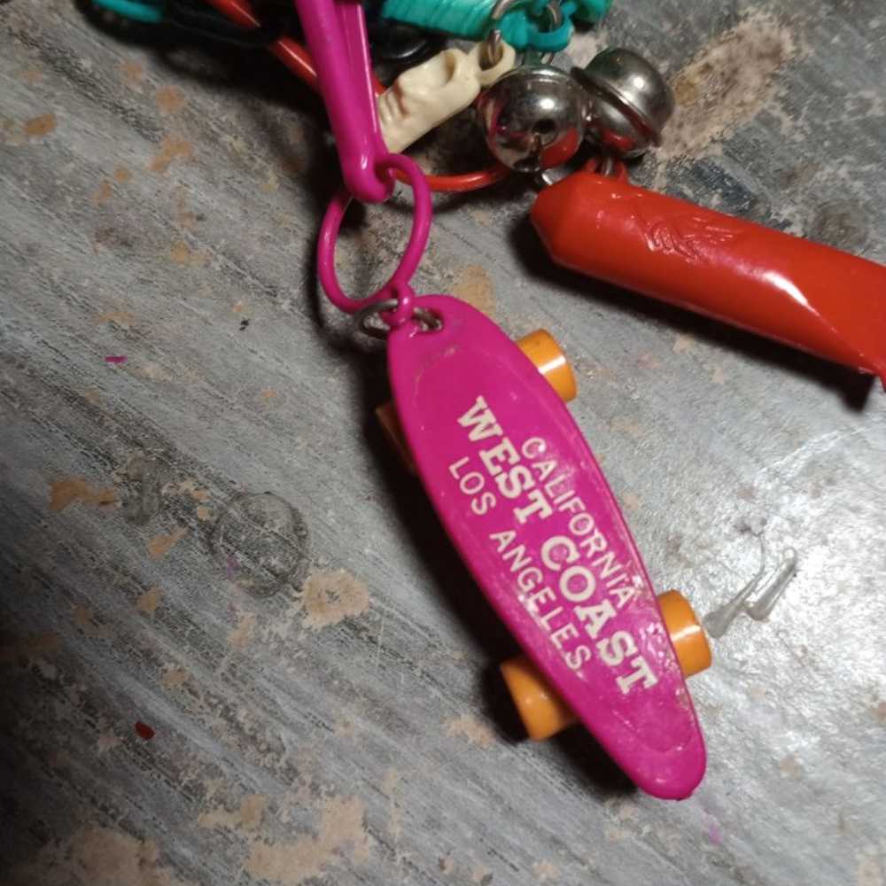 bell charm necklace, 1980s bell charm necklace, v… - image 8