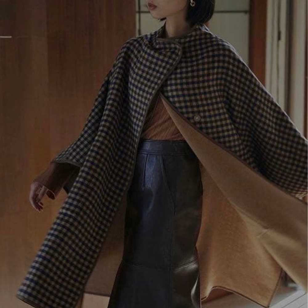 Ameri Reversible Poncho Coat - Ameri VINTAGE - image 4