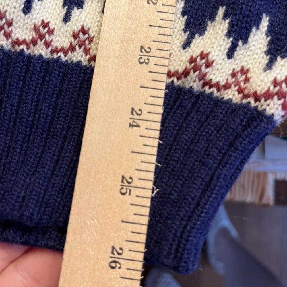 Towncraft Abstract Sweater  Mens L Geometric Acry… - image 6