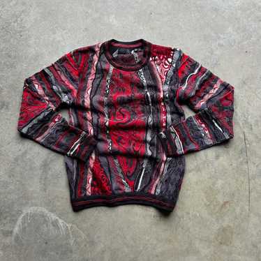 Coogi Men's Sweater - Multi/Red - M – Coogi red a… - image 1