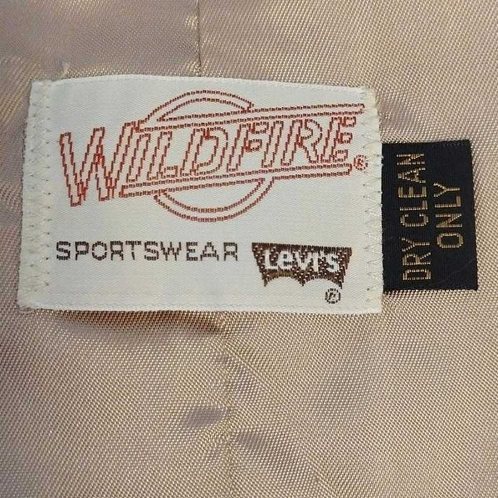 Levi's 70s Wildfire Sportswear Blue Corduroy Butt… - image 12