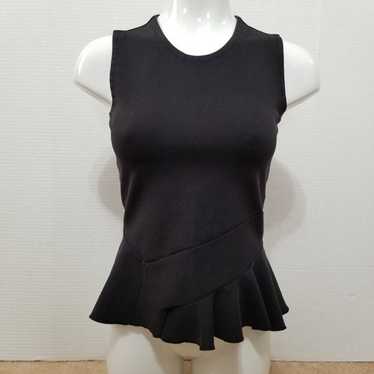 J.Crew top XS Structured Flutter-Hem asymmetrical… - image 1