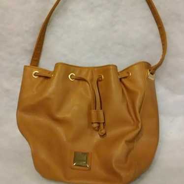 Source Unknown Women's Bag - Tan – Small drawstri… - image 1