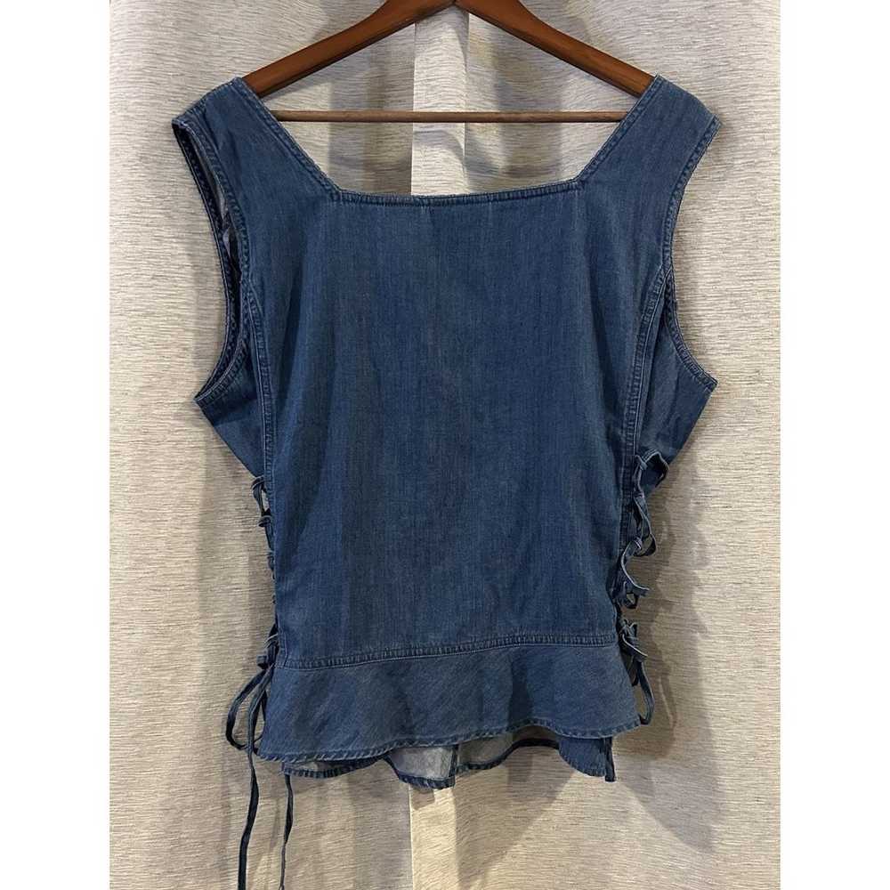 Vintage Faded Glory lace Sides hippie/boho chambr… - image 4