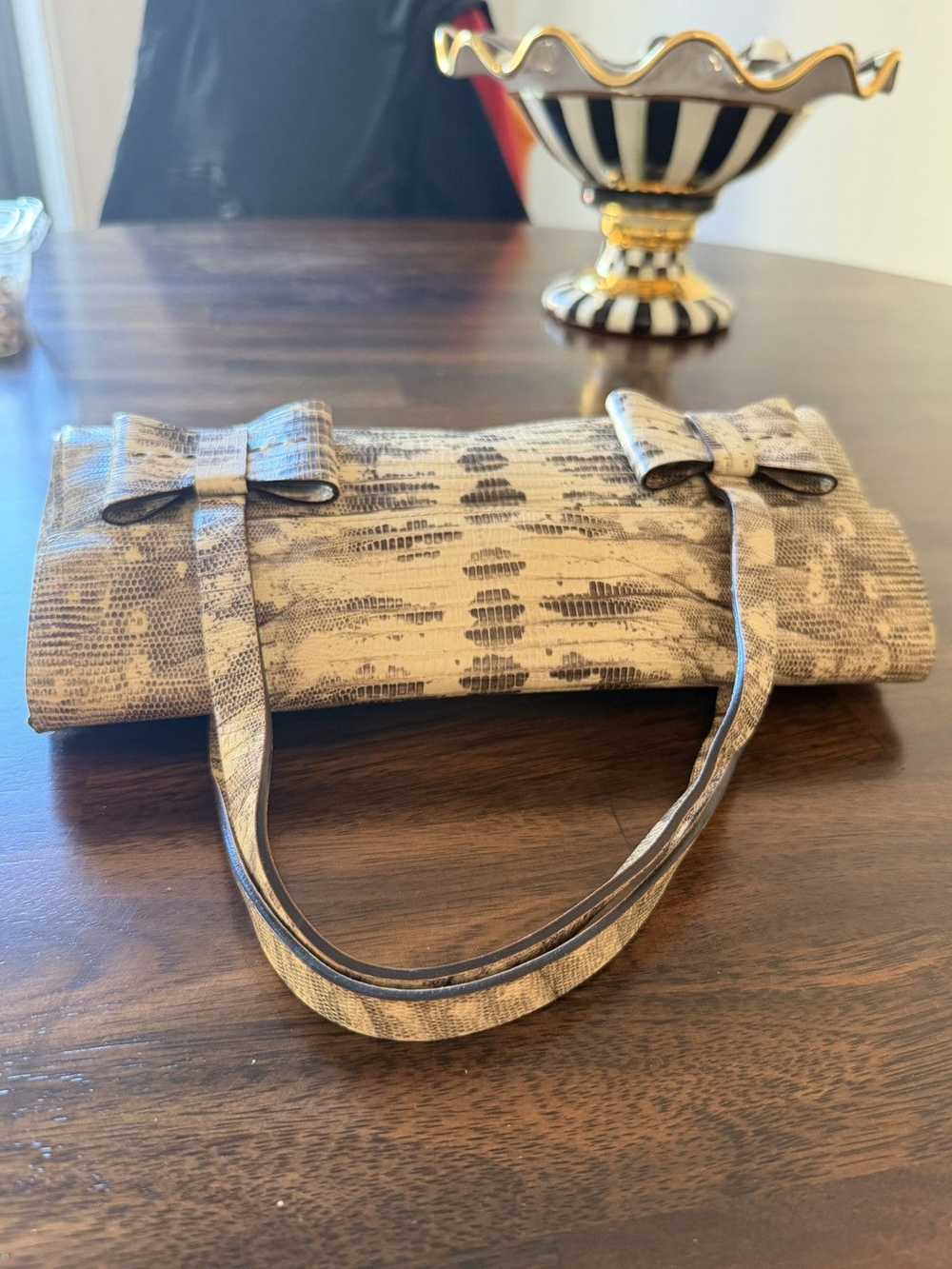 Miu Miu Miu Miu Lizard Top Handle Bag - image 7