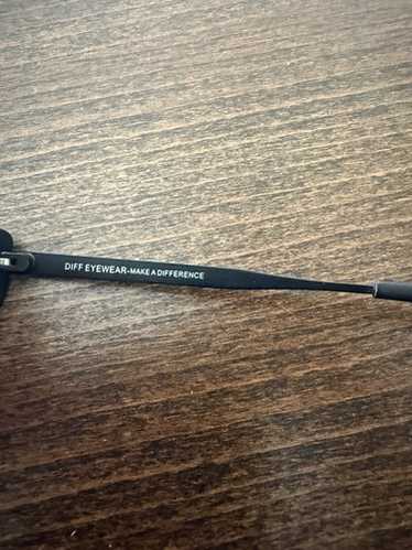 Diff Eyewear Matte Black Sharp Grey Gradient Sung… - image 1
