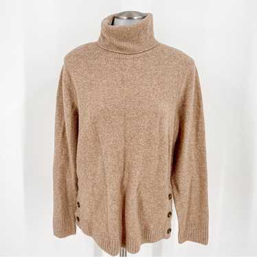 Jcrew Button Turtleneck In Extra-Soft Yarn - image 1