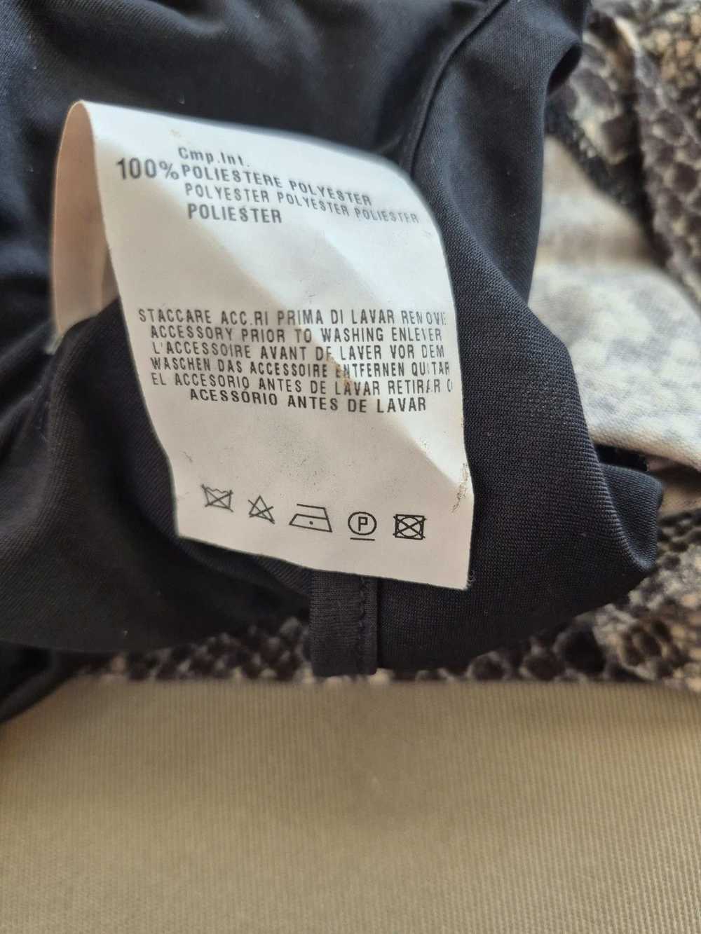 Cavalli Class CLASS Top Greige Python Print Brooc… - image 8