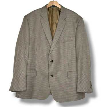 Preloved Men's Tailored jacket - Brown/Blue - XL … - image 1