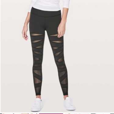 Lululemon Wunder Under High Rise Tech Mesh 28”. S… - image 1